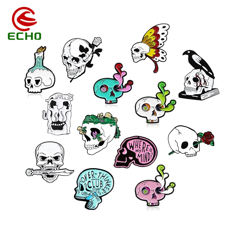 2022 New Design Logo Custom Professionnel Metal Soft and Hard Enamel Round School Cartoon Anime Cute Sex Girl Badge Lapel Pin