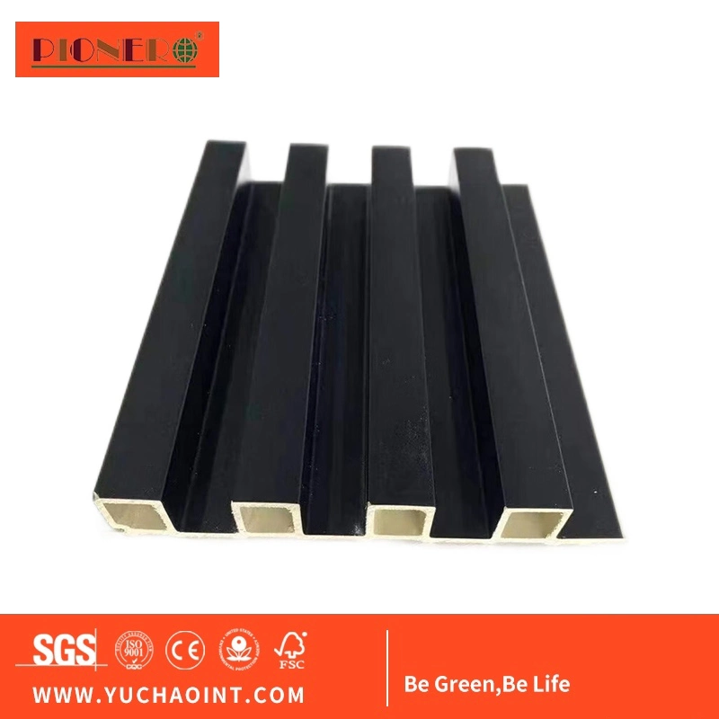 Waterproof WPC Wall Panel Wood Plastic Composite Fluted Wall Panel WPC Cladding Boards Interior Exterior Wall Panels