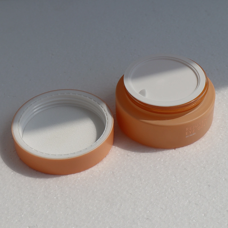 Tarros de cosméticos rellenables de PCR de doble pared Jarra de cristal esmerilado con loción para la crema de envases cosméticos 30g