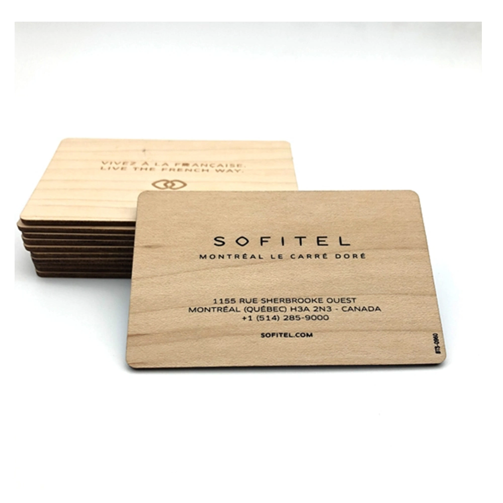 Eco-Friendly Membership Card Bamboo Material RFID Business Gift Card