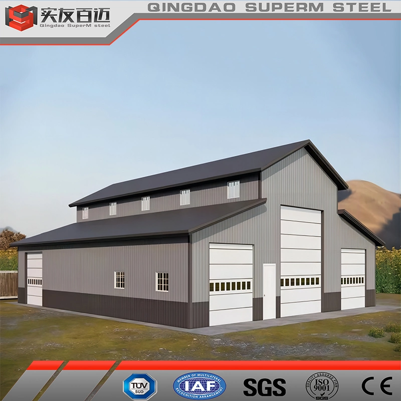 Hot Sales Light Steel Construction Building Prefabricated Steel Structure Steel Frame Metal Barn