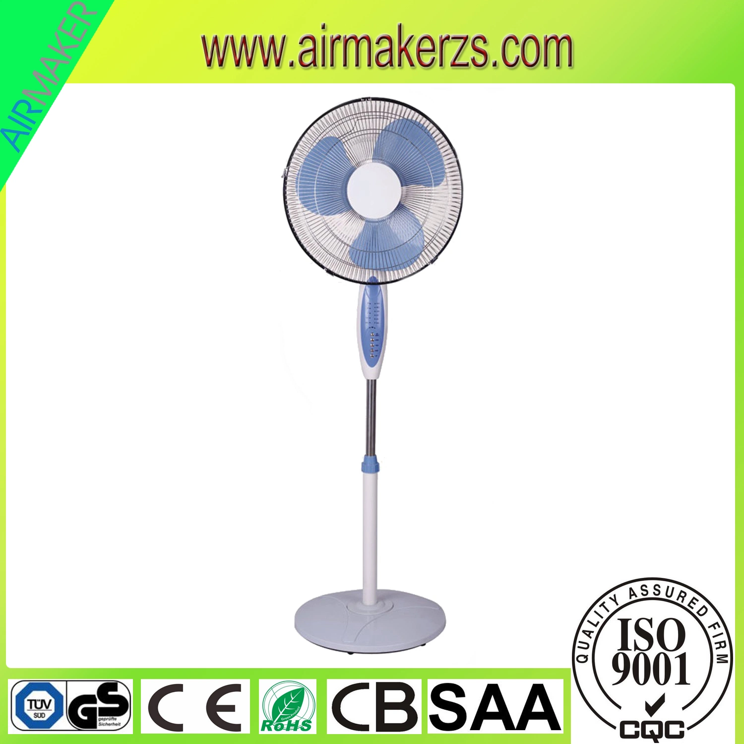 Factory Directly Selling 16inch Electrical Stand Fan Pedestal Fan with Timer with CE and RoHS