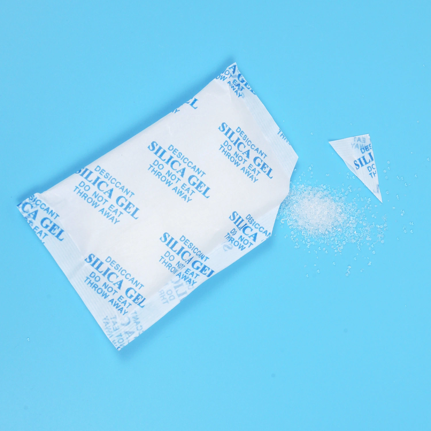 0.5-1.5mm Broken Silica Gel with 35% Moisture Absorption in 25kg Bulk Bag