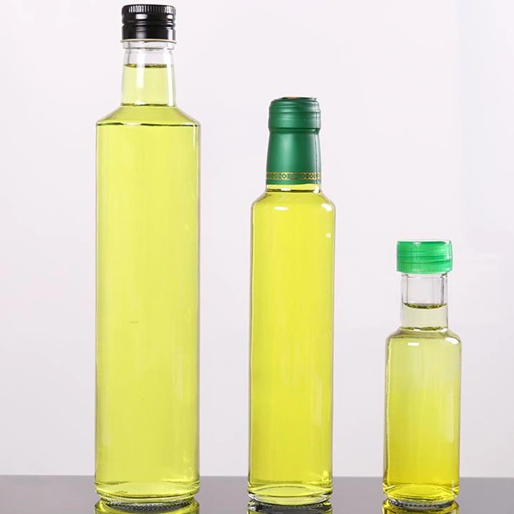 100ml 250ml 500ml 750ml 1000ml Round Shape Olive Oil Glass Bottle