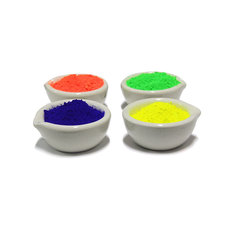 El polvo de pigmento fluorescente de rayos UV el cambio de color bajo los rayos ultravioleta