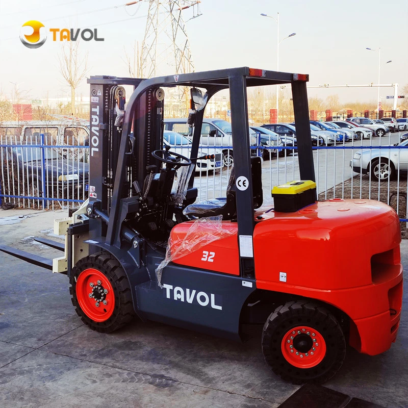 Precio barato Fork Lift Carretilla Diesel Elevador 2ton 3ton 3,5ton 4ton 5ton Diesel carretilla elevadora montargas Empilhadeira 3 Ton carretilla elevadora Con alta calidad