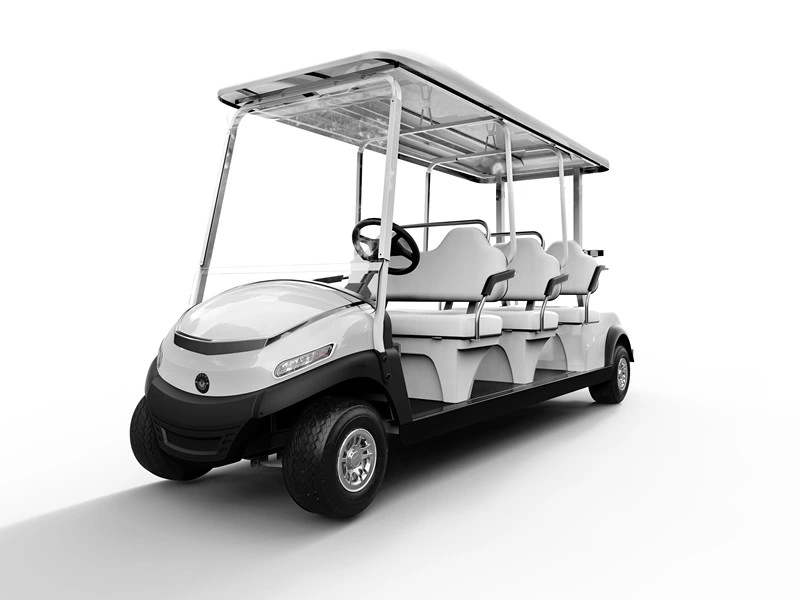 6 Seats Electric Golf Car with High Performance and Low Cost