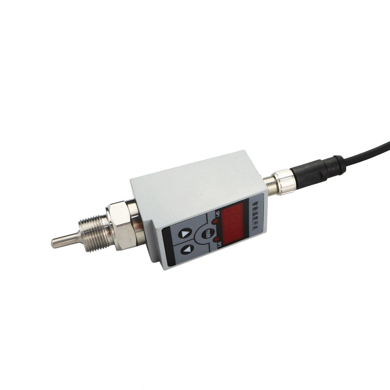 304 Stainless Steel DC 24V 0-100 Deg. C Water Adjustable Temperature Switch with Digital Display