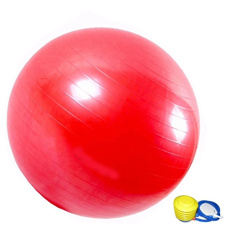 Eco Friendly Customized Color Inflatable PVC Exercise Stability Yoga Balance Ball