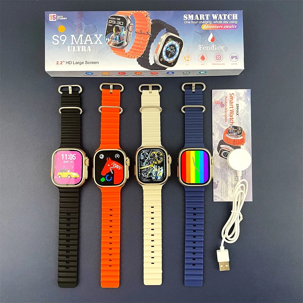 أوشن سيليكون ووتش أشرطة أشرطة لسلسلة آبل ووتش 8 سلسلة 9 Ultra 49mm 45mm 41 ملم Smart Watch Serie 9 ساعة كحد أقصى بتقنية Ultra Smart Watch