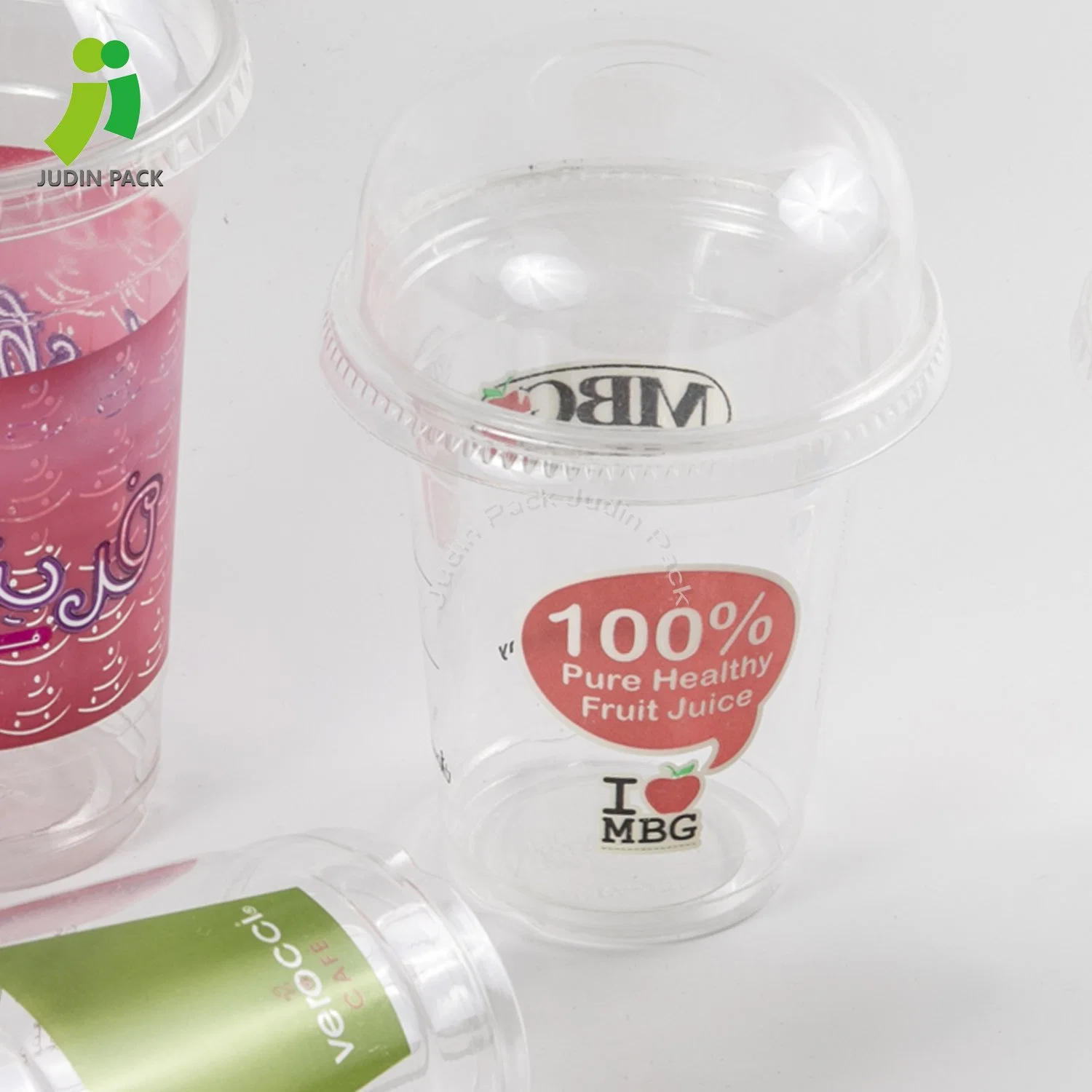 250ml-650ml High Transparent Disposable Pet Plastic Cold Drinking Cups