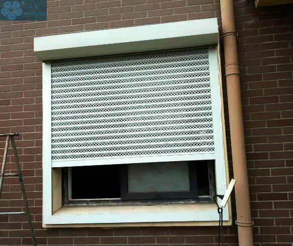 Anti Hurricane 0.25mm Thickness Aluminum Alloy Panel Automated Window Shutter