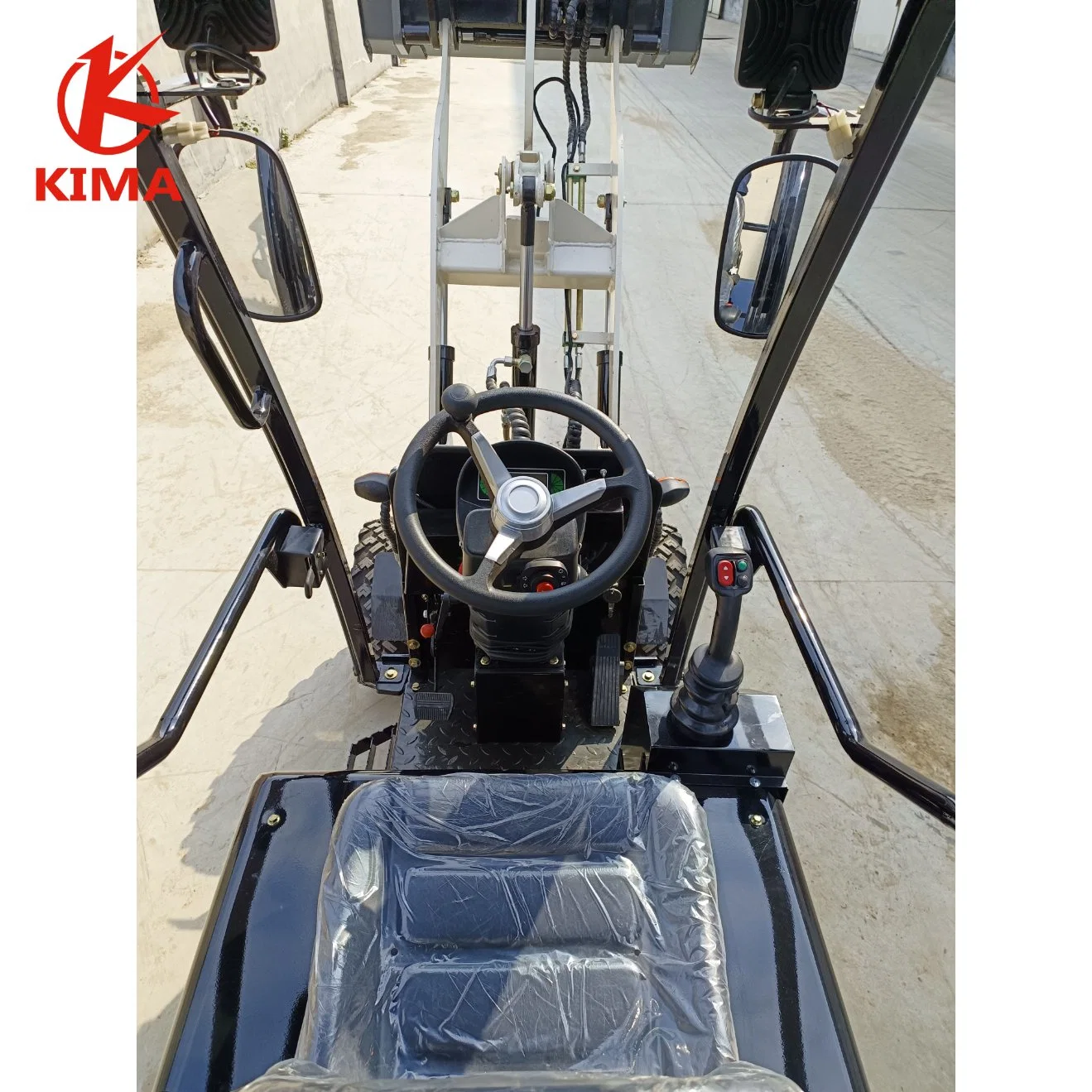 Équipement de construction de l'agriculture KIMA04E Cheap Electric Mini chargeuse à roues