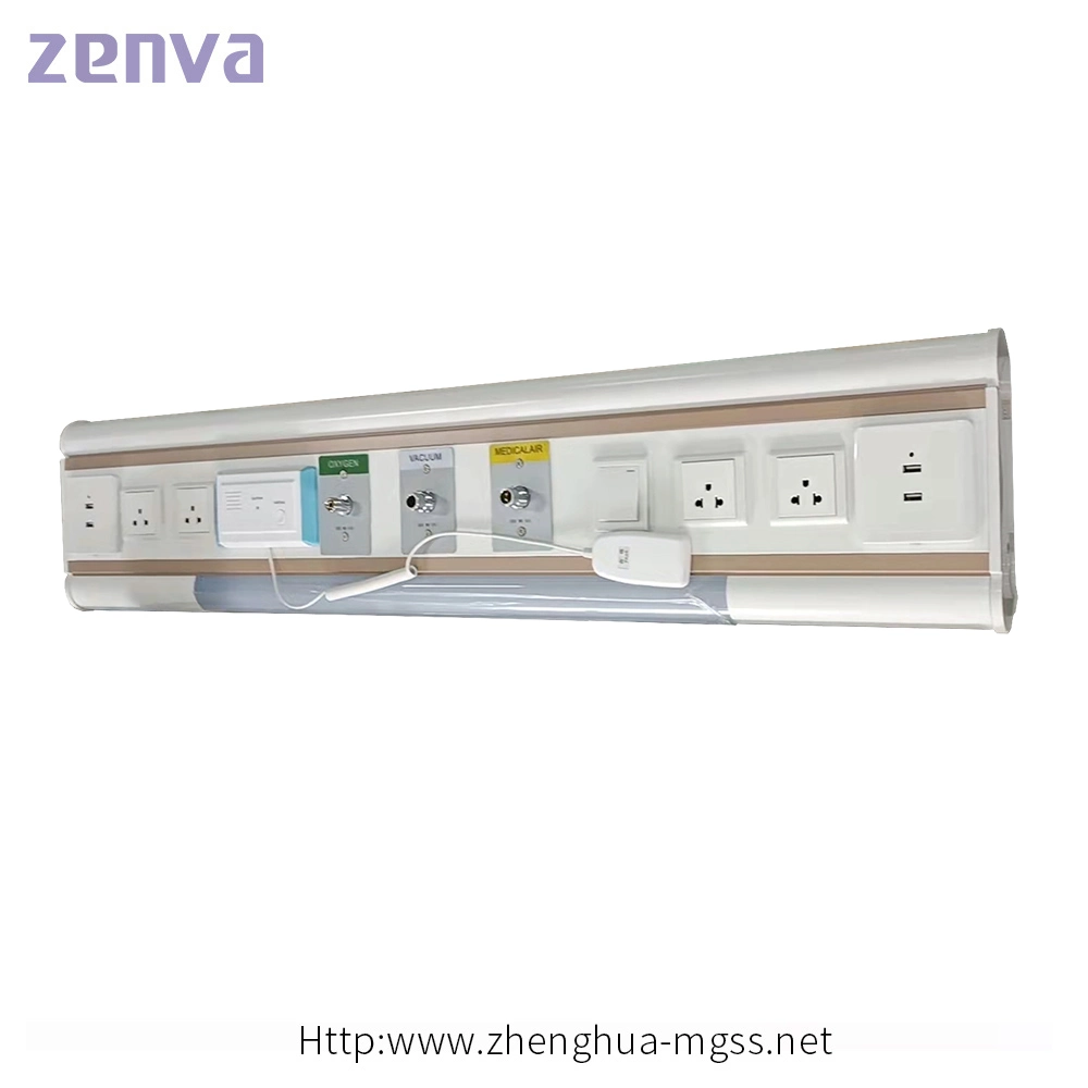 Zenva Medical Pendant Light Single Arm Bed Head ICU Gas Cylinder Oxygen Outlet