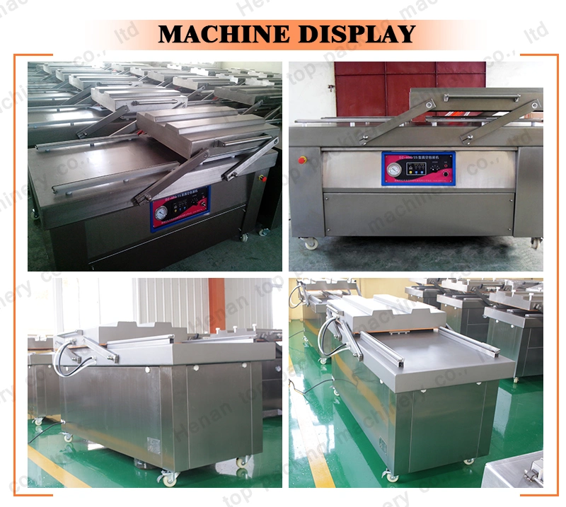 Industrial Automatic Double Chamber Vacuum Bag Packing Packaging Sealing Sealer Machine