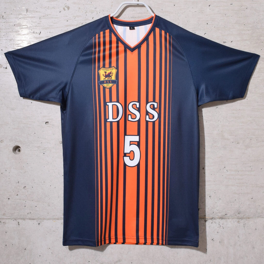 Wholesale Custom Sublimation Printing Short Sleeve Polyester Quick Dry Shirts Football Uniforms Soccer Jersey