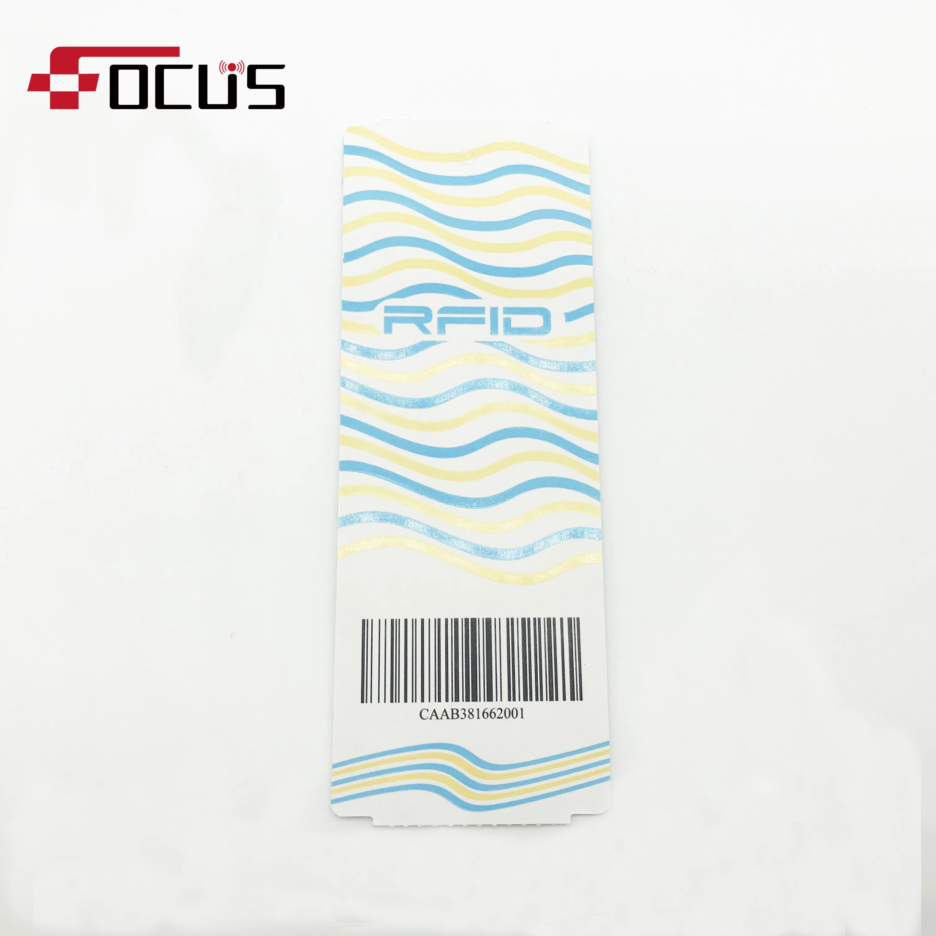 OEM papel de ropa RFID barato etiqueta de Hang NFC para trajes