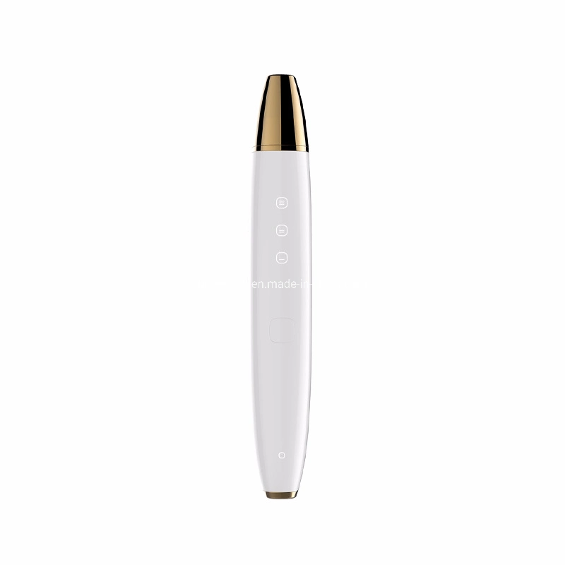 Home Use Mini Eye Massager Pen تدليك دافئ واهتزاز Beauty Thin Face LIP Wireless Beauty RF EMS Pen