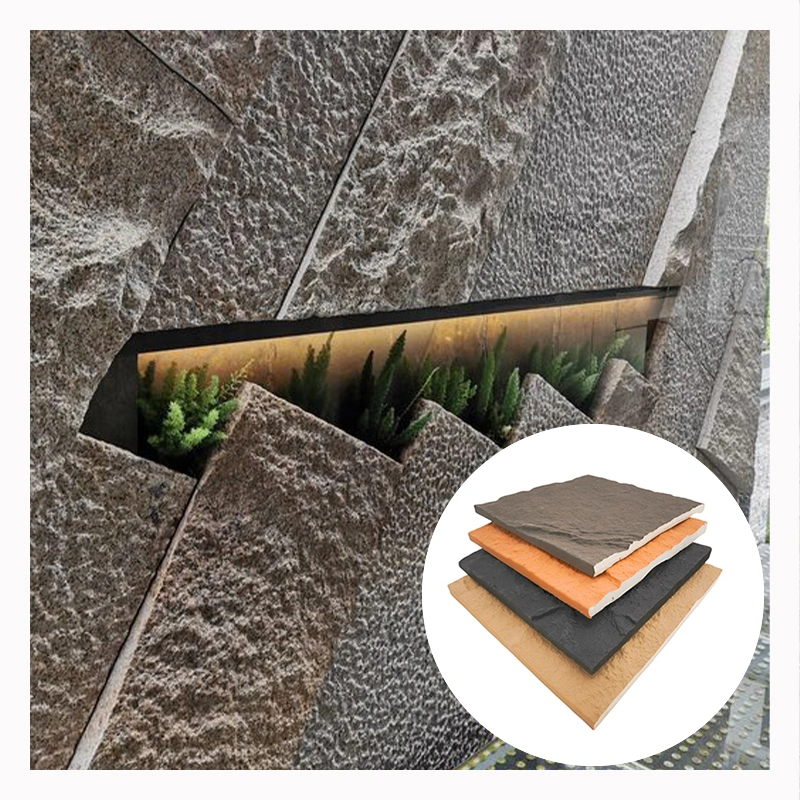 عرض خاص مواد البناء خفيفة الوزن Claddy PU faux Stone Wall اللوحات