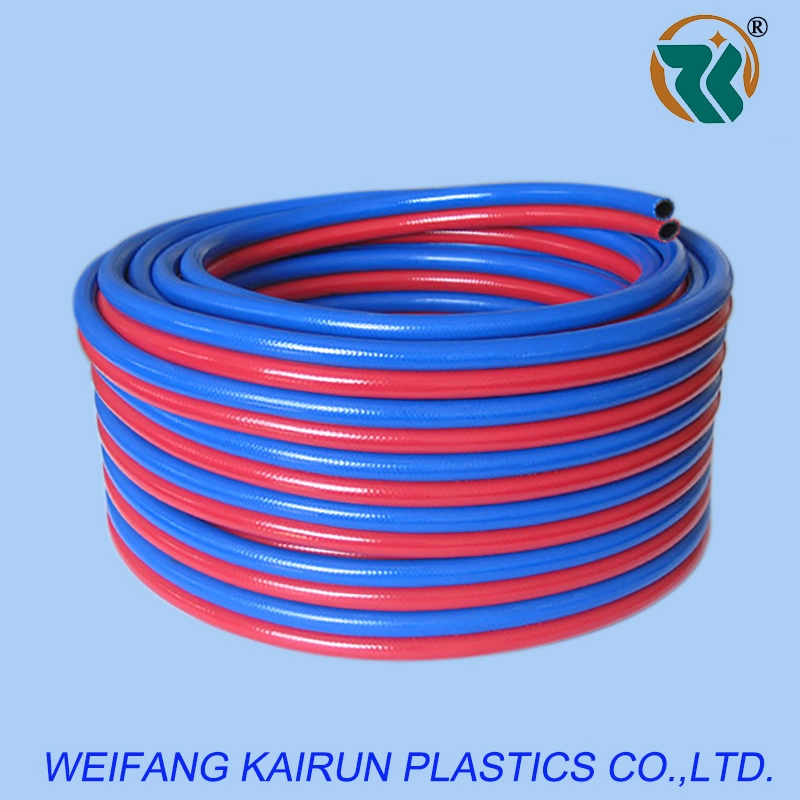 1/4&prime; &prime; 3/8" Rubber Twin Welding Hose for Oxyacetylene