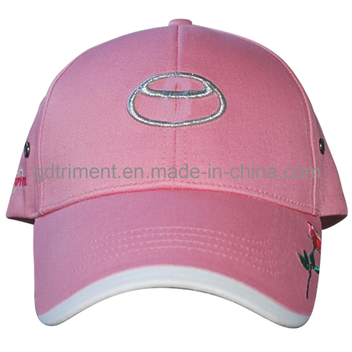 Constructed 3D Embroidery Sandwich Racing Baseball Cap (TRB053)