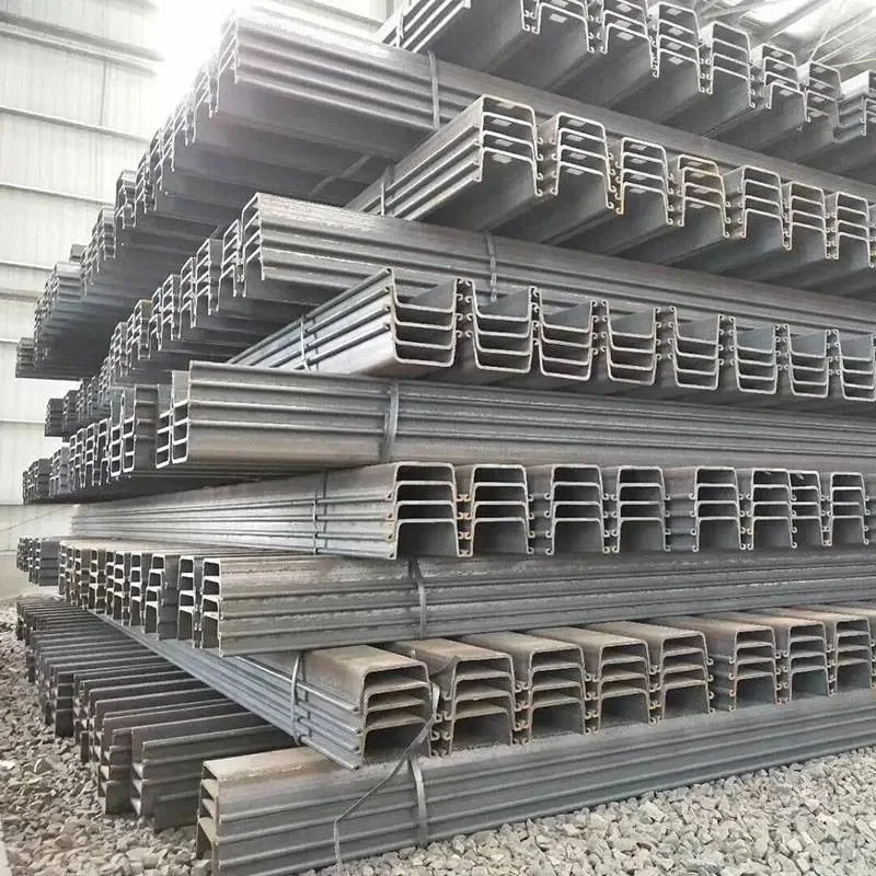 Sheet Pile Type 2 Used Price / U Type Hot Rolled Steel Sheet Pile Price Per Ton/Type 3 Type 4 Hot Rolled Carbon Steel Sheet Pile