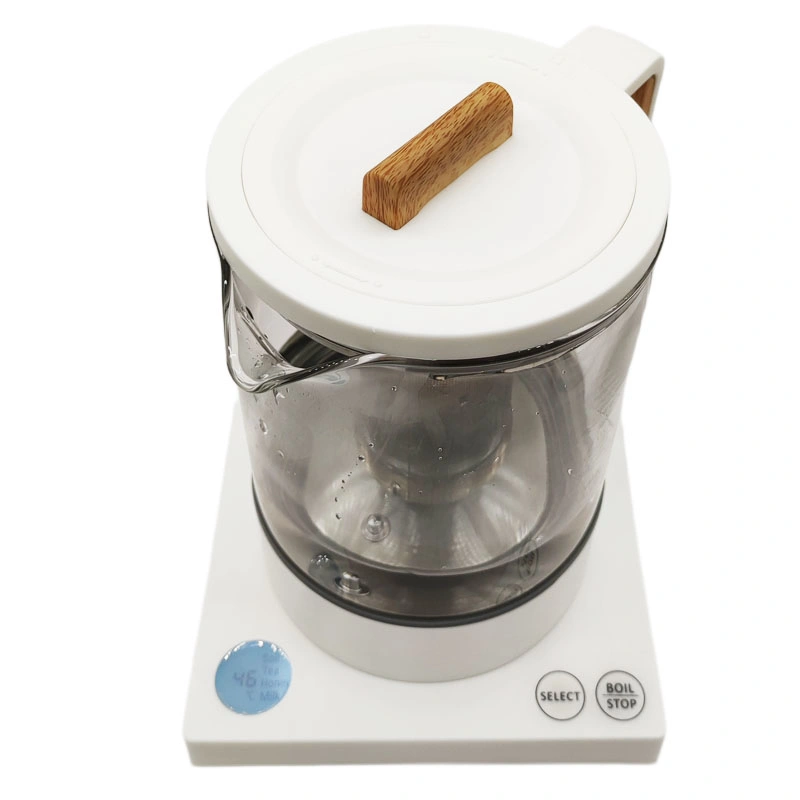 800W Electric Glass Kettle with Tea Filter for Easy to Operate