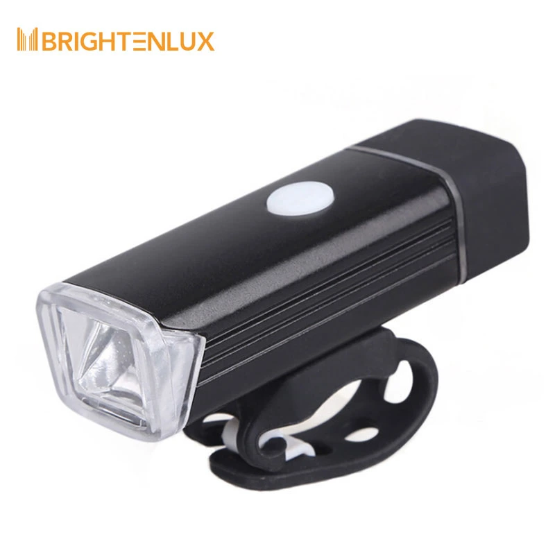 Brighenlux Mini Large Capacity 5W LED USB Reachargeable High mAh Polymer Lithium Battery 4 Modes Bicycle Front and Back Light