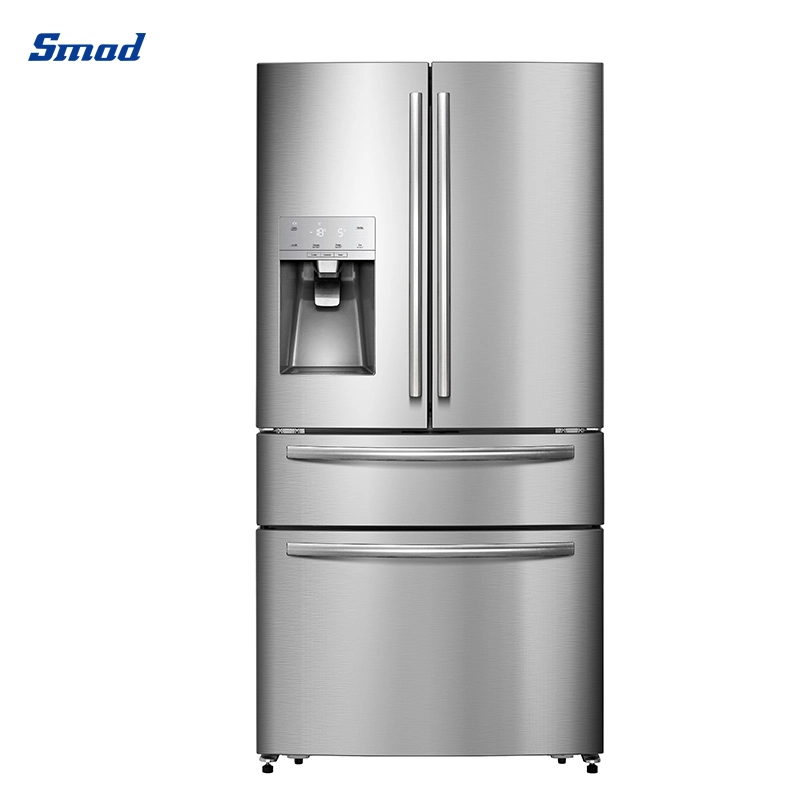 900mm No Frost Inverter Kühlschrank mit französischer Tür und Eismaschine