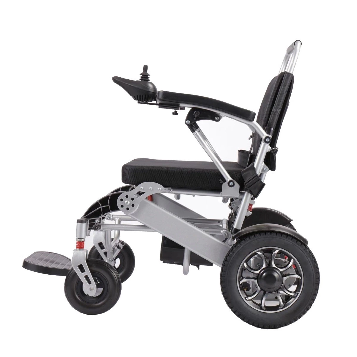 KSM-605 Автооткрывание и складывание облегченной электрической инвалидной коляски Производитель Для пожилых складных электрических инвалидных колясок для продажи