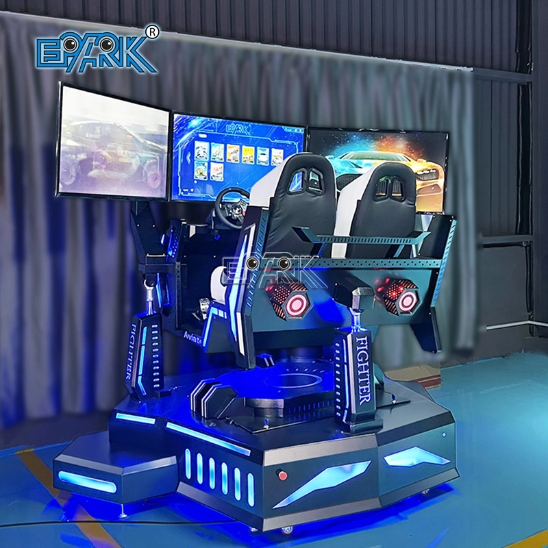 Epark Vr Equipment 9d Racing Simulator 3 Screen Car Racing Game Machine for Game Center