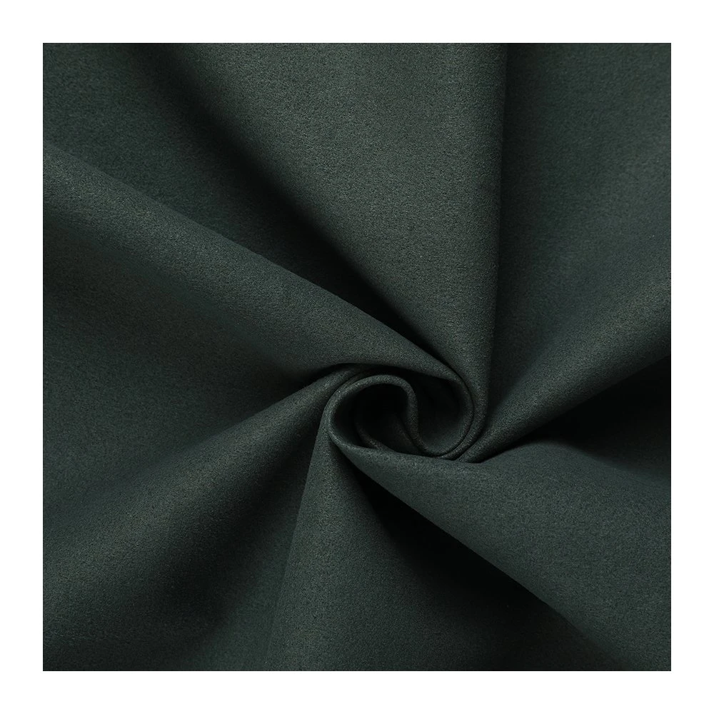 Dark Grey 0.6mm Light Weight Microfiber Suede for Upholstery