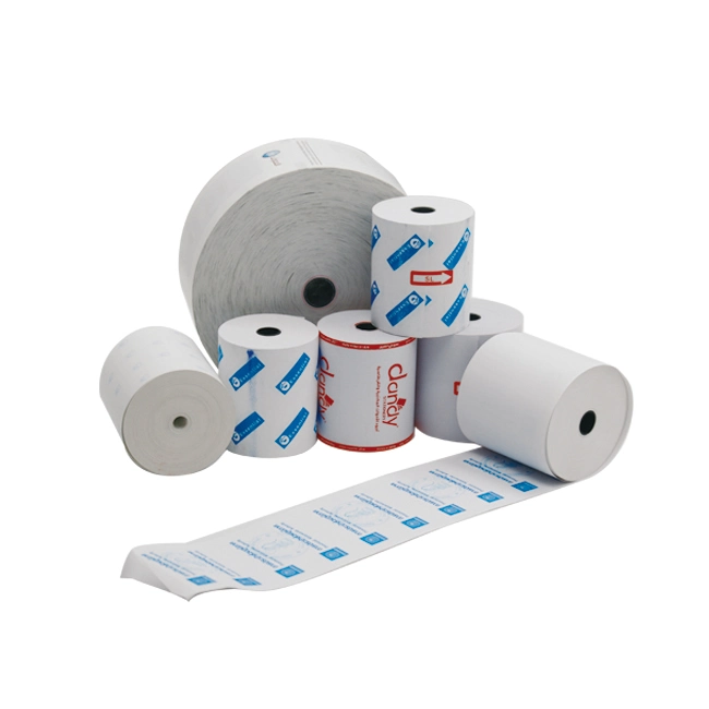 Thermal ATM Paper Roll 65GSM Black Sensor Cash Register Receipt Paper ATM POS Thermal Paper Roll