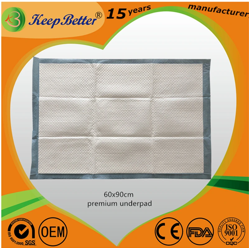 Incontinencia descartables Underpad Enfermería de Hospital