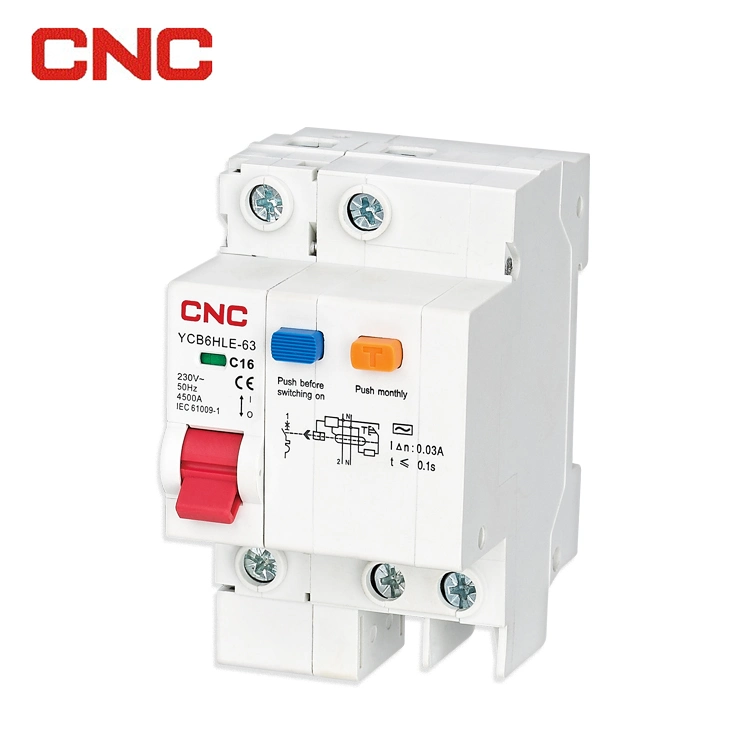 CNC 1+N RCBO 3p RCBO 3p Residual Current Circuit Breaker