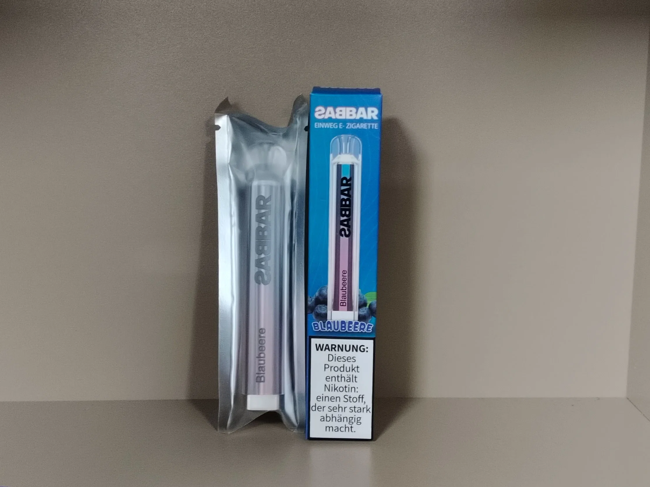 Tpd verfügbar anpassbare Ske Crystal Bar 600puffs Mesh Coil ecig 2ml Eliquid 20mg Nicsalt Einweg-Vape