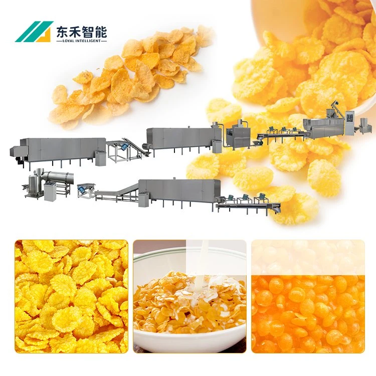 Corn Flakes Production Process Cereal Flakes Food Processing Equipment