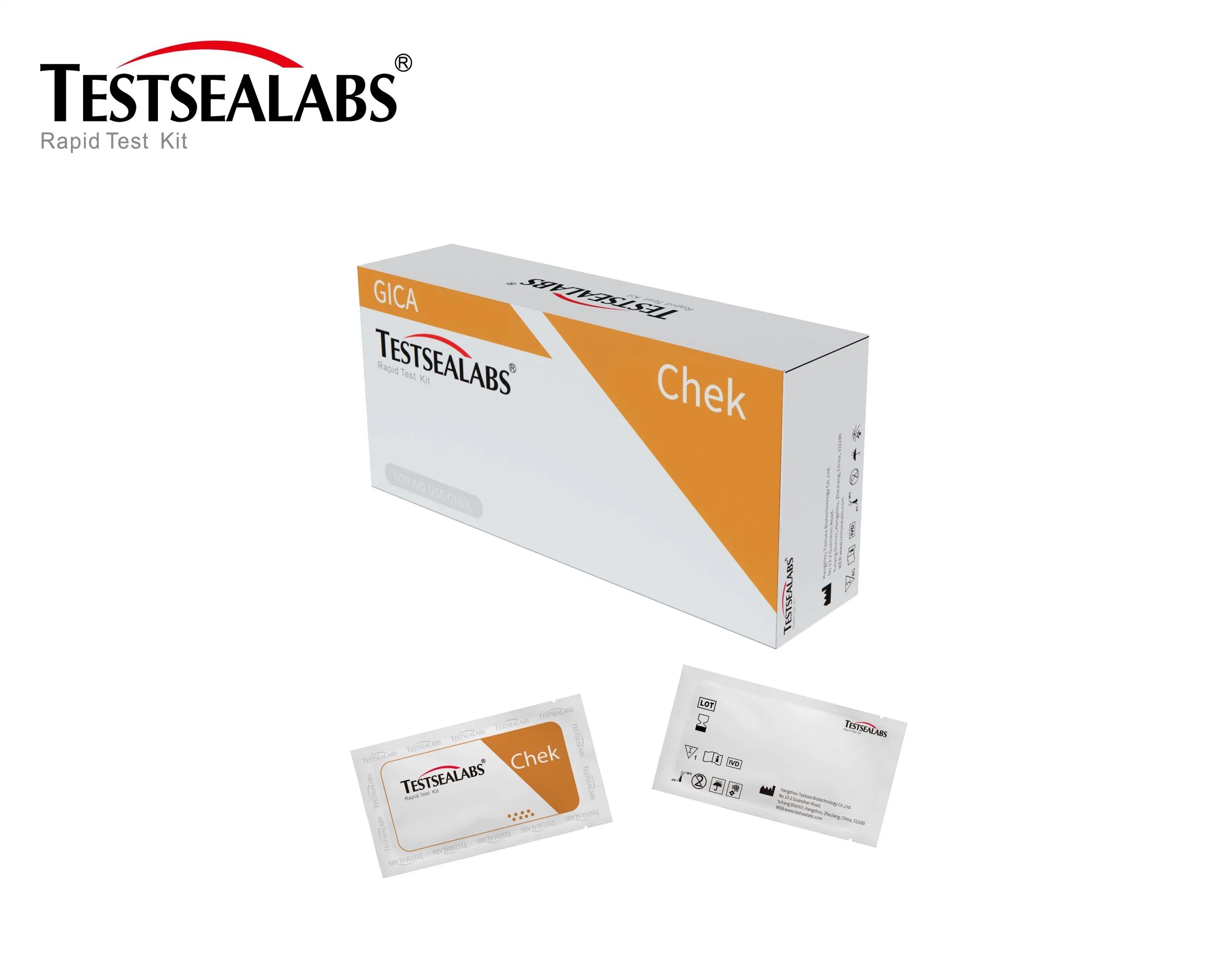 Testseabs Test Tri-Line HIV 1/2 Kit de detección rápida infecciosa Cassette/tira