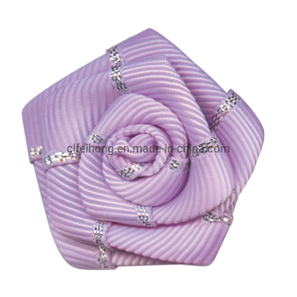 Grosgrain Ribbon Metallic Gold/ Silver Edge Ribbon Bow Craft Rose Ice Cream White Purple Pink Color