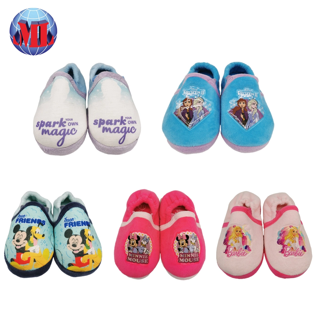 Non-Slip Kids Slipper Cotton Bedroom Children Shoes Suitable for Home