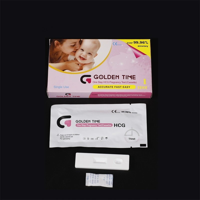 Vente en gros à domicile HCG Kit de test une étape urine HCG Bandelettes de test de grossesse