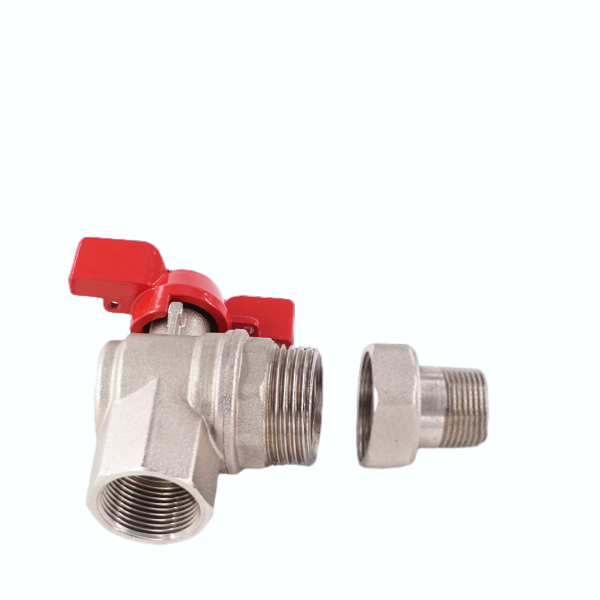 Angle Union Ball Valve for Flow Heating Manifolds Radiator Valve