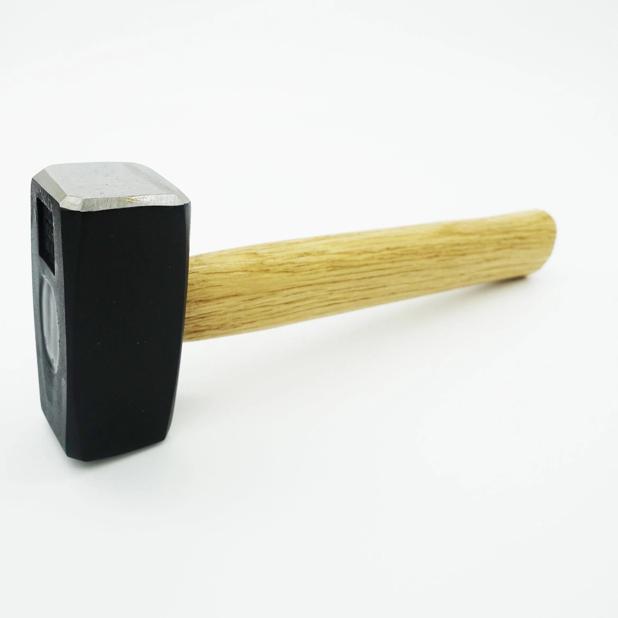 German Type Stoning Hammer with 1/3 Paint Wooden Handle