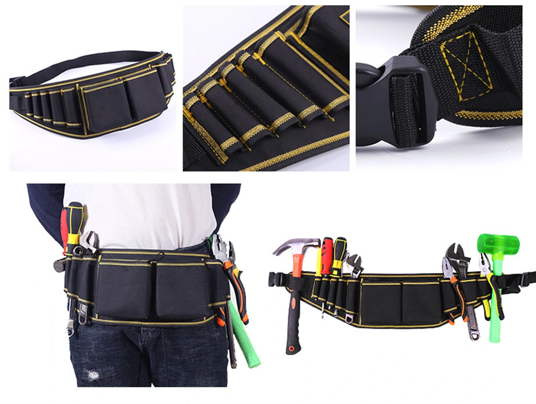 OEM/ODM Customize Multi-Functional Oxford Hardware Maintenance Electrician&prime; S Waist Tool Belt