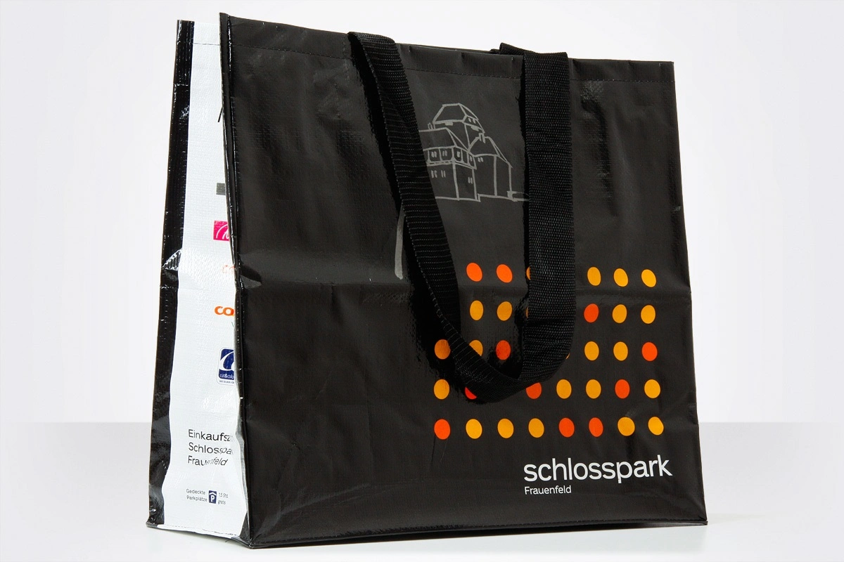 Wholesale/Supplier Customized Black PP Woven Bag for Shopping Printed Your Own Logo