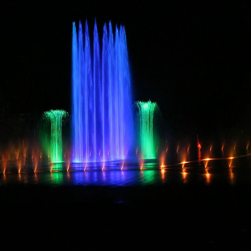 Boa qualidade 1d 2D 3D projeção de música Dancing Water Show LED Light Fountain, Sea Water Floating Rotating Fountain, Music Fountain