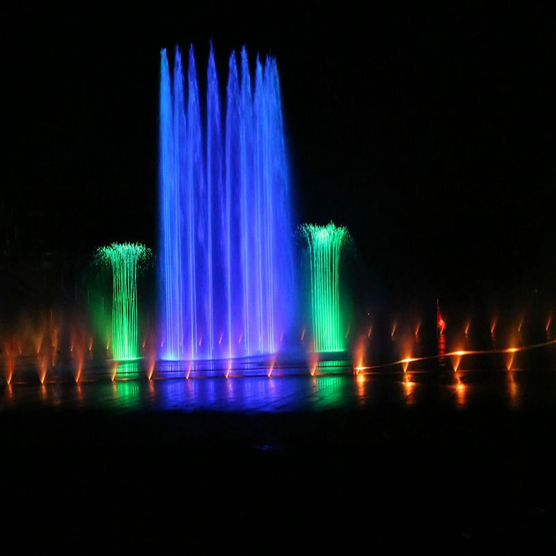 Hohe Qualität/hohe Kostenleistung 1D 2D 3D Projektion von Musik Tanzende Wasser Show LED-Licht-Brunnen, Meerwasser schwimmende drehbare Brunnen, Musik-Brunnen