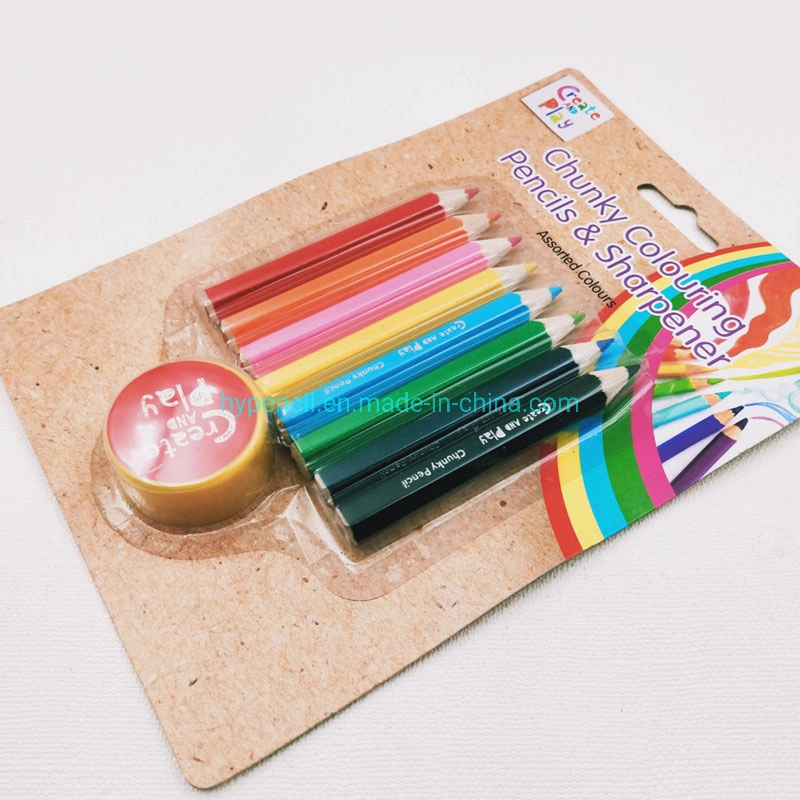 مجموعة القرطاسية 8 قلم حبر ألوان صغير + مشارك واحد