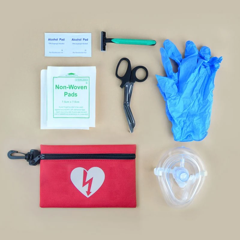 Wap CPR Accessories Defibrillator Medical Emergency Bag First Aid Aed Rescue Kit