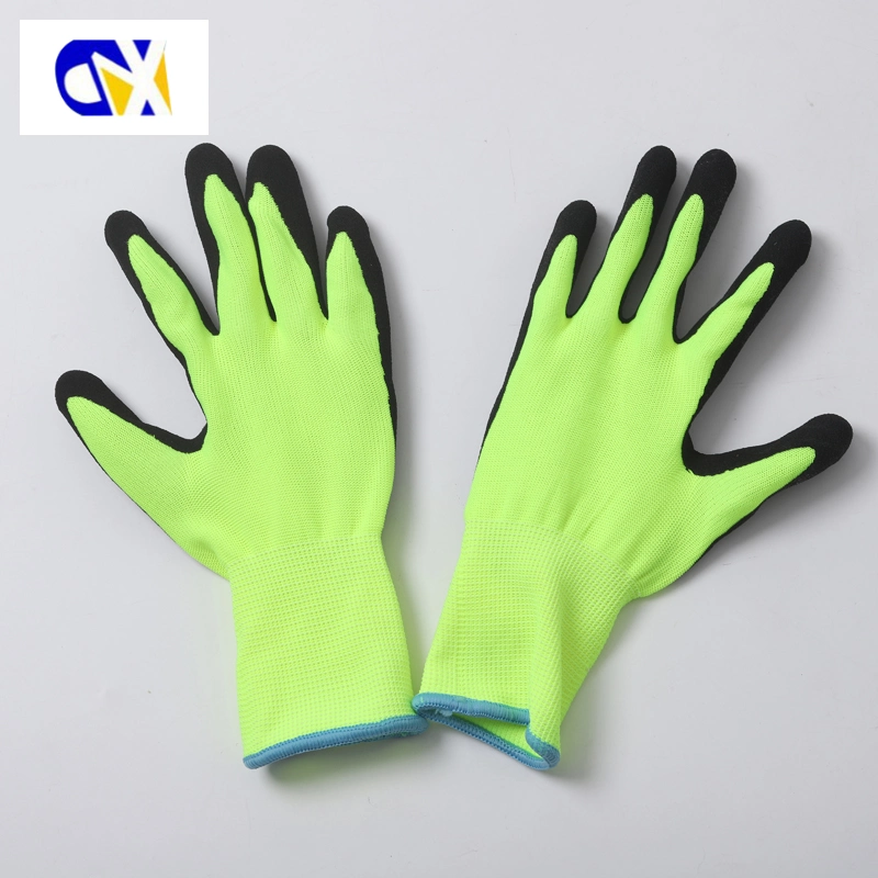 High quality/High cost performance Anti-Cut Safety Knitted Craft Nitrile Gloves